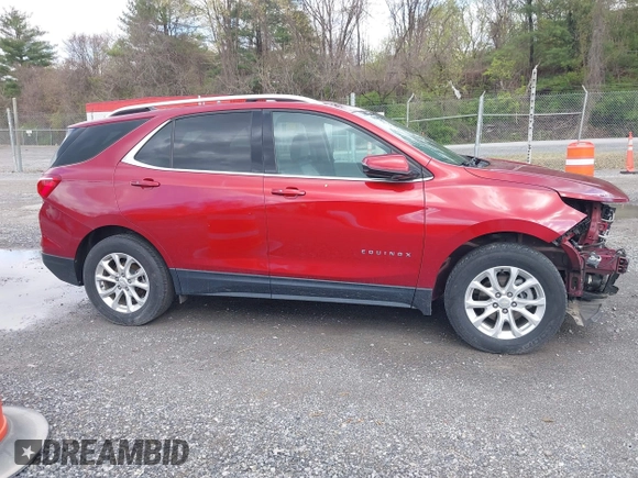2019 Chevrolet Equinox LT z VIN 2GNAXUEV1K6143584, wystawiony jako IAAI lot #42032859 z przebiegiem 51 646 mil mil oraz . Historia ofert i sprzedaży dostępna na DreamBid. Obrazek 13.