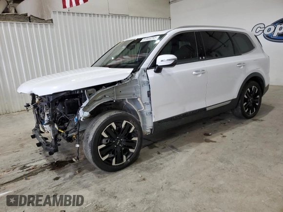 2023 Kia Telluride SX Prestige X-Pro with VIN 5XYP5DGC8PG386128, listed as a Copart auction lot 51944255 with 41,929 mi miles and Salvage title. Bid and sale history available at DreamBid. Image 1.