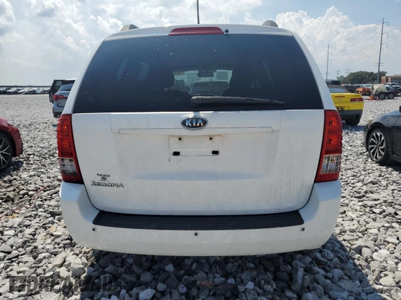 2012 Kia Sedona LX with VIN KNDMG4C75C6437393, listed as a Copart auction lot 72045874 with 163,501 mi miles and Non Repairable. Bid and sale history available at carsss.com. Image 6.