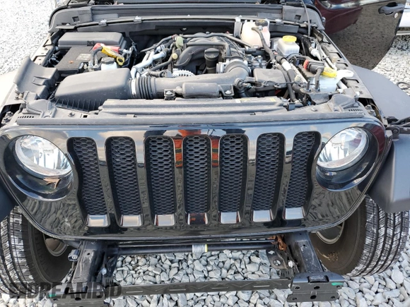2022 Jeep Wrangler Unlimited Sport S with VIN 1C4HJXDG0NW213857, listed as a Copart auction lot 47451355 with 18,139 mi miles and Salvage Title. Bid and sale history available at DreamBid. Image 12.
