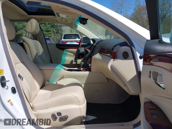 2012 Lexus LS 460 with VIN JTHCL5EF4C5014049, listed as a IAAI auction lot 42107343 with 49,677 mi miles and . Bid and sale history available at DreamBid. Image 5.