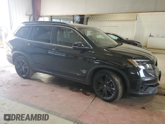 2022 Honda Pilot Special Edition with VIN 5FNYF6H26NB094534, listed as a Copart auction lot 49122055 with 19,400 mi miles and Salvage Title. Bid and sale history available at DreamBid. Image 4.