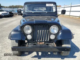 1985 Jeep CJ with VIN 1JCCM87E2FT135665, listed as a Copart auction lot 77665374 with 181,500 mi miles and Clean Title. Bid and sale history available at carsss.com. Image 5.