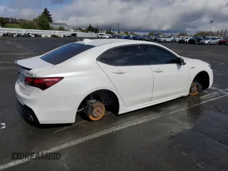 2020 Acura TLX w/A-Spec Pkg with VIN 19UUB1F68LA008392, listed as a Copart auction lot 49164575 with 68,829 mi miles and Salvage Title. Bid and sale history available at carsss.com. Image 3.