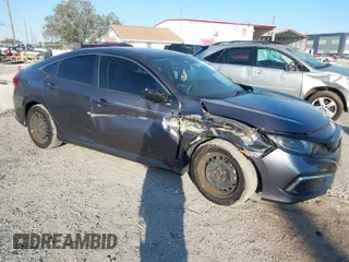 2019 Honda Civic Sedan LX with VIN 2HGFC2F61KH558416, listed as a IAAI auction lot 41636764 with 47,910 mi miles. Bid and sale history available at carsss.com. Image 1.