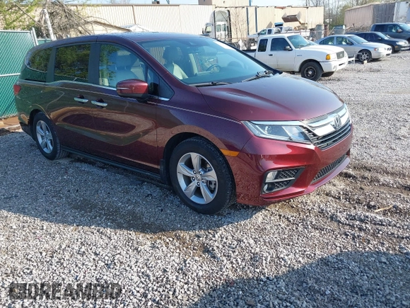 2019 Honda Odyssey EX-L z VIN 5FNRL6H75KB116656, wystawiony jako IAAI lot #41870961 z przebiegiem 87 697 mil mil oraz . Historia ofert i sprzedaży dostępna na DreamBid. Obrazek 1.