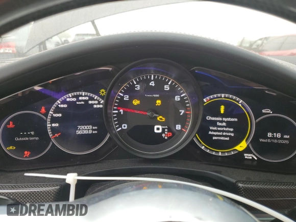 2018 Porsche Panamera 4S с VIN WP0AB2A79JL199068, выставлен на аукционе Copart как лот 60133525 с пробегом 72 003 миль миль и Списание • Salvage title. История ставок и продаж доступна на DreamBid. Изображение 9.