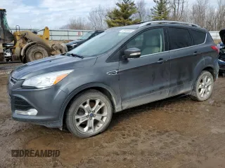 2015 Ford Escape Titanium with VIN 1FMCU9JX2FUA60781, listed as a Copart auction lot 46949935 with 177,078 mi miles and Clean Title. Bid and sale history available at carsss.com. Image 1.