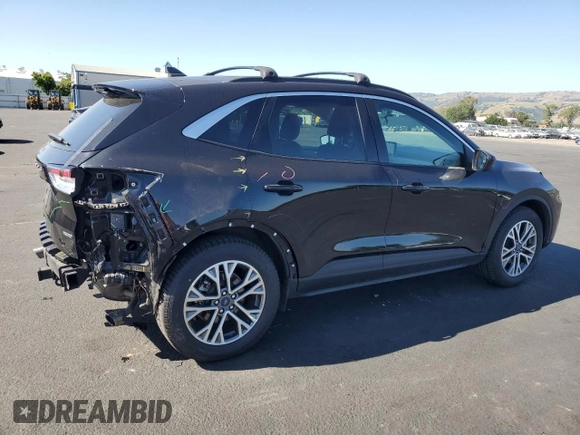 2021 Ford Escape SEL Hybrid with VIN 1FMCU9CZXMUA27278, listed as a Copart auction lot 55123635 with 46,930 mi miles and Salvage title. Bid and sale history available at DreamBid. Image 3.