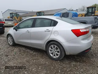 2013 Kia Rio LX with VIN KNADM4A37D6248543, listed as a Copart auction lot 51746435 with 73,501 mi miles and Salvage Title. Bid and sale history available at carsss.com. Image 2.
