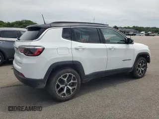 2025 Jeep Compass Limited with VIN 3C4NJDCN9ST580629, listed as a Copart auction lot 63577135 with 3,682 mi miles and Clean title. Bid and sale history available at DreamBid. Image 3.