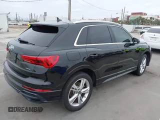 2021 Audi Q3 S line Premium with VIN WA1DECF37M1017457, listed as a IAAI auction lot 41998932 with 28,716 mi miles and . Bid and sale history available at DreamBid. Image 4.