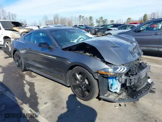 2022 Ford Mustang EcoBoost with VIN 1FA6P8TH2N5141464, listed as a IAAI auction lot 41669723 with 22,049 mi miles. Bid and sale history available at carsss.com. Image 1.