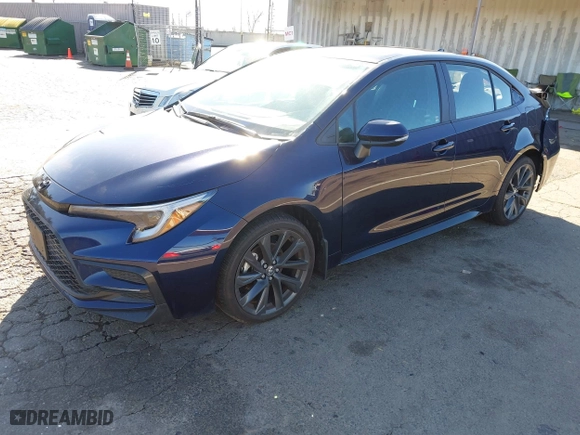 2024 Toyota Corolla SE with VIN 5YFS4MCE0RP201833, listed as a IAAI auction lot 41510042 with 4,742 mi miles. Bid and sale history available at carsss.com. Image 18.