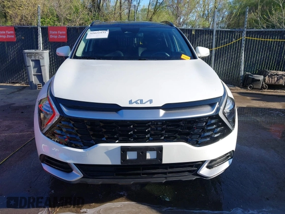 2023 Kia Sportage EX with VIN KNDPVCAG5P7077588, listed as a IAAI auction lot 42021931 with 26,195 mi miles and . Bid and sale history available at carsss.com. Image 12.
