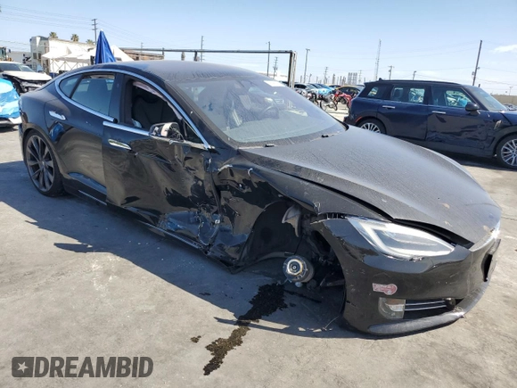 2020 Tesla Model S Performance with VIN 5YJSA1E46LF396481, listed as a Copart auction lot 47896835 with 47,878 mi miles and Salvage title. Bid and sale history available at DreamBid. Image 4.