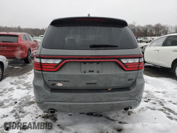 2021 Dodge Durango GT with VIN 1C4RDJDG1MC750875, listed as a Copart auction lot 43613835 with 32,406 mi miles and Salvage title. Bid and sale history available at DreamBid. Image 6.