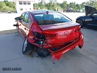 2020 Hyundai Elantra SEL with VIN 5NPD84LF1LH596485, listed as a IAAI auction lot 41914661 with 74,701 mi miles. Bid and sale history available at carsss.com. Image 3.