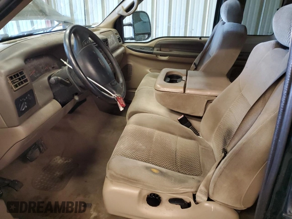 2001 Ford Super Duty F-250 XL with VIN 1FTNX21L81ED76472, listed as a Copart auction lot 46897535 with 124,250 mi miles and Salvage Title. Bid and sale history available at carsss.com. Image 7.