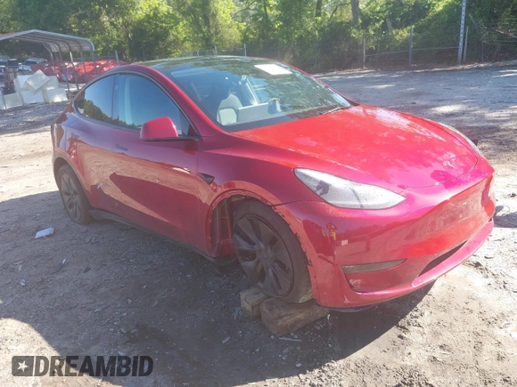 2024 Tesla Model Y z VIN 7SAYGDED2RA325538, wystawiony jako IAAI lot #42180492 z przebiegiem 8 738 mil mil oraz . Historia ofert i sprzedaży dostępna na DreamBid. Obrazek 1.
