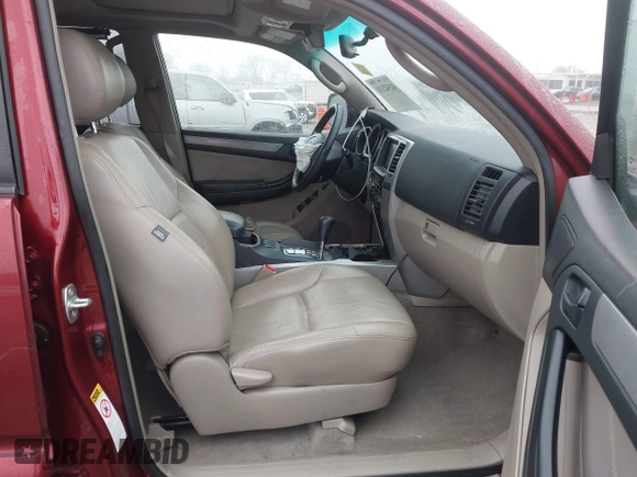 2008 Toyota 4Runner SR5 with VIN JTEZU14R78K004536, listed as a IAAI auction lot 41542110 with 219,297 mi miles. Bid and sale history available at carsss.com. Image 5.