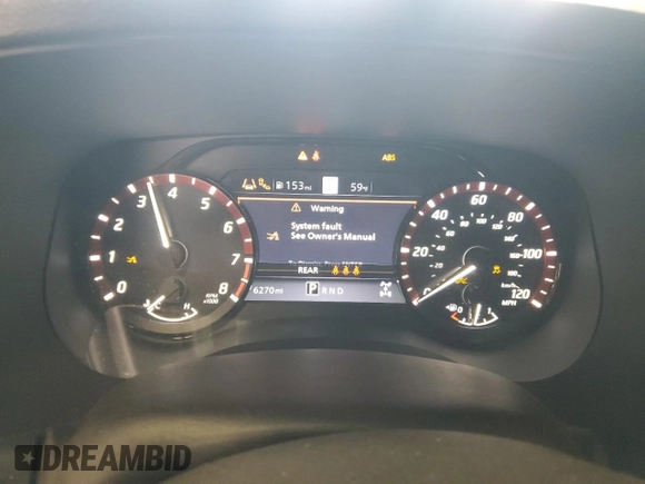 2024 Nissan Frontier SV with VIN 1N6ED1EK5RN620446, listed as a Copart auction lot 57661665 with 6,270 mi miles and Salvage title. Bid and sale history available at DreamBid. Image 9.