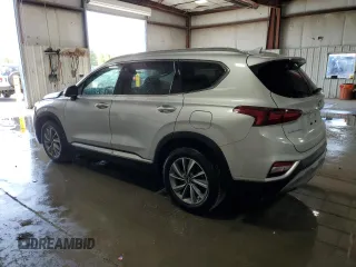 2019 Hyundai Santa Fe Ultimate z VIN 5NMS5CAD4KH002169, wystawiony jako Copart lot #58560645 z przebiegiem 27 762 mil mil oraz Szkoda całkowita • Salvage title. Historia ofert i sprzedaży dostępna na DreamBid. Obrazek 2.