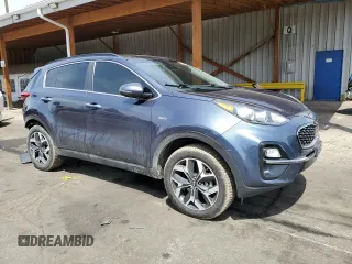 2020 Kia Sportage EX with VIN KNDPNCAC4L7762592, listed as a Copart auction lot 54369225 with 95,998 mi miles and Salvage title. Bid and sale history available at DreamBid. Image 4.