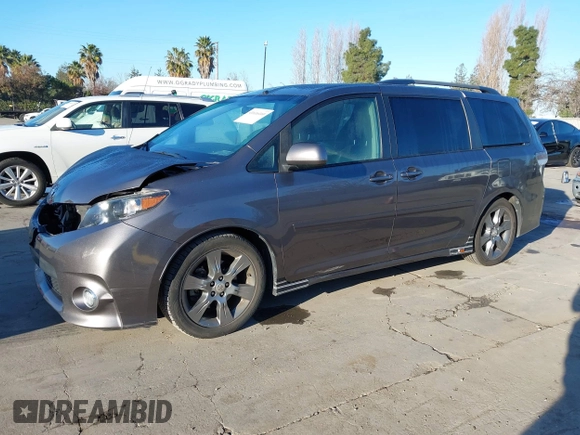 2011 Toyota Sienna SE with VIN 5TDXK3DC5BS064260, listed as a IAAI auction lot 41616160 with 98,505 mi miles. Bid and sale history available at carsss.com. Image 18.