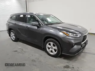 2021 Toyota Highlander L with VIN 5TDBZRBH3MS078040, listed as a Copart auction lot 53800765 with 39,141 mi miles and Clean title. Bid and sale history available at DreamBid. Image 4.