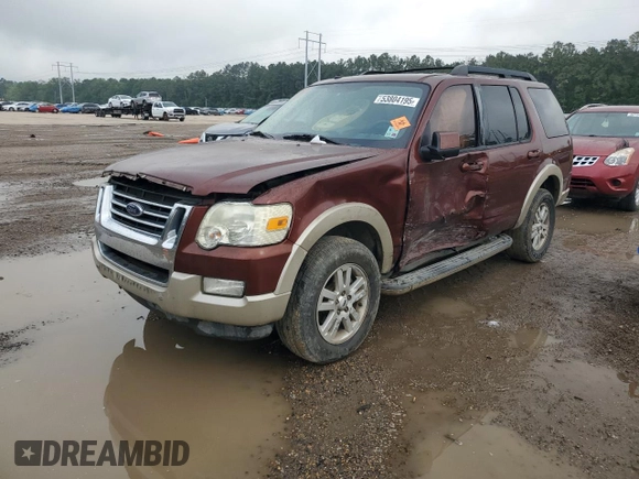 2010 Ford Explorer Eddie Bauer z VIN 1FMEU6EE7AUA94028, wystawiony jako Copart lot #53804195 z przebiegiem 117 171 mil mil oraz Szkody całkowita. Historia ofert i sprzedaży dostępna na DreamBid. Obrazek 1.