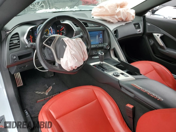 2019 Chevrolet Corvette Grand Sport 1LT с VIN 1G1YW2D71K5112647, выставлен на аукционе Copart как лот 45183765 с пробегом 22 769 миль миль и Списание • Salvage title. История ставок и продаж доступна на DreamBid. Изображение 8.