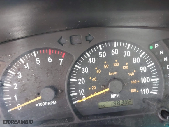 2002 Toyota Tundra SR5 with VIN 5TBBT44162S310544, listed as a IAAI auction lot 41316865 with 198,382 mi miles. Bid and sale history available at carsss.com. Image 7.