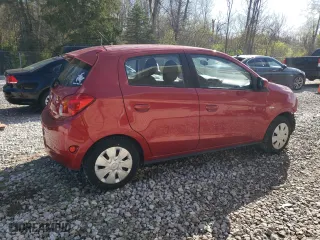 2015 Mitsubishi Mirage DE with VIN ML32A3HJ5FH037076, listed as a Copart auction lot 54060165 with 35,702 mi miles and Salvage Title. Bid and sale history available at carsss.com. Image 3.