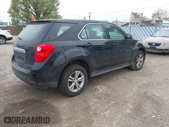 2013 Chevrolet Equinox LS with VIN 2GNALBEK9D6299431, listed as a IAAI auction lot 42168047 with 150,693 mi miles and . Bid and sale history available at DreamBid. Image 4.