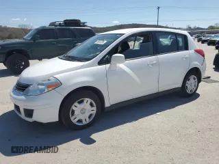 2012 Nissan Versa S with VIN 3N1BC1CP8CK275730, listed as a Copart auction lot 49444785 with 185,129 mi miles and Salvage Title. Bid and sale history available at carsss.com. Image 1.