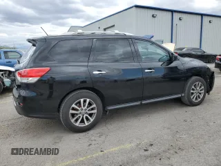 2015 Nissan Pathfinder SV with VIN 5N1AR2MN8FC628824, listed as a Copart auction lot 54905785 with 91,158 mi miles and Salvage title. Bid and sale history available at DreamBid. Image 3.