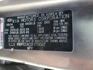 2015 Kia Sportage EX with VIN KNDPCCAC0F7719507, listed as a Copart auction lot 53559865 with 147,412 mi miles and Clean title. Bid and sale history available at DreamBid. Image 13.