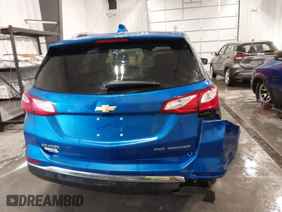 2019 Chevrolet Equinox Premier with VIN 3GNAXXEV2KS552955, listed as a IAAI auction lot 41759049 with 101,988 mi miles and . Bid and sale history available at DreamBid. Image 16.