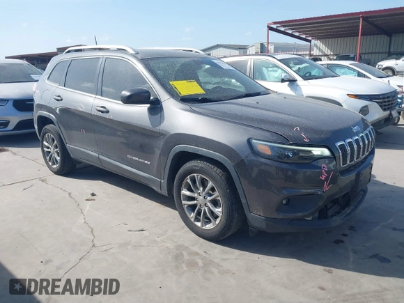 2019 Jeep Cherokee Latitude Plus with VIN 1C4PJLLB0KD382309, listed as a IAAI auction lot 41812968 with 144,368 mi miles. Bid and sale history available at carsss.com. Image 1.