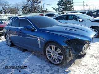 2011 Jaguar XF with VIN SAJWA0JC1BMR85888, listed as a Copart auction lot 42356685 with 153,931 mi miles and Salvage Title. Bid and sale history available at DreamBid. Image 4.