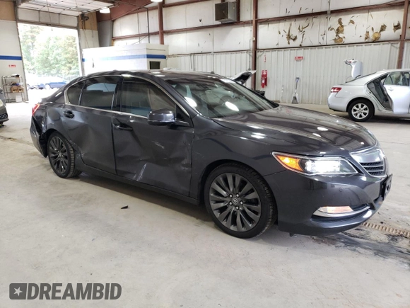2016 Acura RLX Advance with VIN JH4KC1F98GC001304, listed as a Copart auction lot 73275384 with 102,783 mi miles and Salvage title. Bid and sale history available at DreamBid. Image 4.