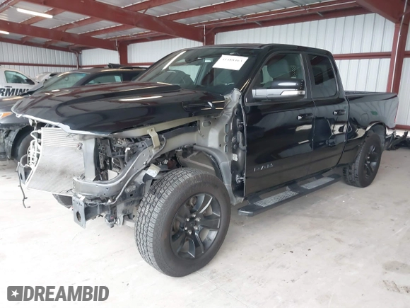2021 Ram 1500 Big Horn with VIN 1C6SRFBT7MN822643, listed as a IAAI auction lot 41488463 with 63,753 mi miles. Bid and sale history available at carsss.com. Image 18.
