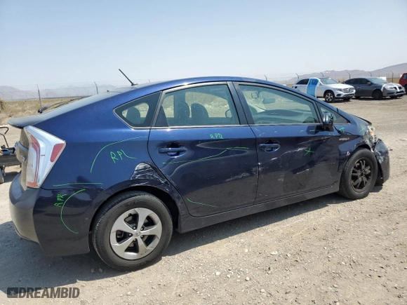 2012 Toyota Prius One with VIN JTDKN3DU5C0334425, listed as a Copart auction lot 64834704 with 136,410 mi miles and Salvage Title. Bid and sale history available at carsss.com. Image 3.