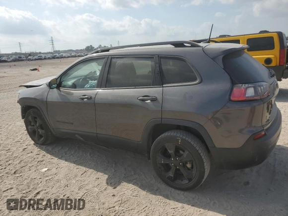 2021 Jeep Cherokee Altitude with VIN 1C4PJLLB0MD173851, listed as a Copart auction lot 53500385 with 57,674 mi miles and Salvage title. Bid and sale history available at DreamBid. Image 2.