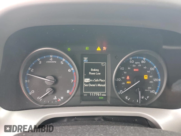 2018 Toyota RAV4 XLE with VIN 2T3WFREV4JW429334, listed as a Copart auction lot 56934855 with 117,761 mi miles and Salvage title. Bid and sale history available at DreamBid. Image 9.