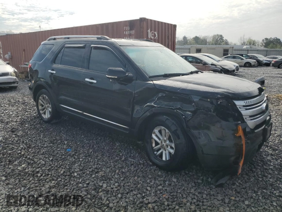 2015 Ford Explorer XLT with VIN 1FM5K7D83FGB36787, listed as a Copart auction lot 49992615 with 202,381 mi miles and Salvage Title. Bid and sale history available at carsss.com. Image 4.