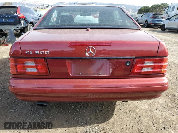 2000 Mercedes-Benz SL-Class with VIN WDBFA68F6YF191384, listed as a Copart auction lot 79318264 with 46,673 mi miles and Salvage Title. Bid and sale history available at carsss.com. Image 6.