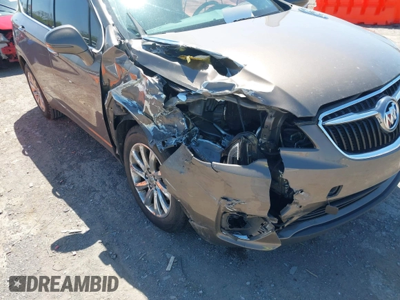 2019 Buick Envision Essence with VIN LRBFXCSA3KD043383, listed as a IAAI auction lot 42031599 with 96,754 mi miles and . Bid and sale history available at carsss.com. Image 6.