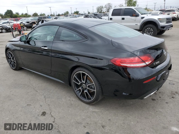 2023 Mercedes-Benz C 300 with VIN W1KWJ8DB3PG119749, listed as a Copart auction lot 56160605 with 13,281 mi miles and Salvage Title. Bid and sale history available at DreamBid. Image 2.